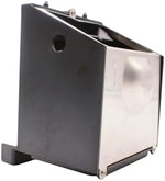 Close-up detail of the quartz glass bulb element pre-fitted within the durable Advanced Lamps housing chassis.