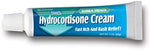 Hydrocortisone cream for eczema and psoriasis relief applied to skin