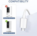 Close up view of the precision Micro USB connector designed for second generation indoor camera.