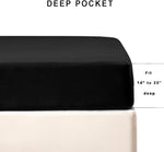 Pure Era king size fitted sheet showing deep pocket elastic detail