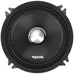 Side angle view of Recoil MS525-4P speakers focusing on the mounting depth