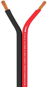 DS18 12GA CCA speaker cable showing flexible jacket