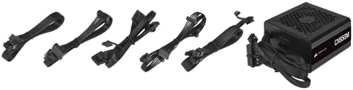 Corsair CX650M 80 Plus Bronze power supply black finish and modular cable ports
