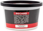 Back label of Pecard Antique Dressing showing beeswax based ingredients