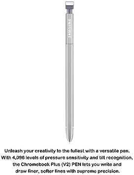 Close-up view of the responsive touchscreen interface on the Samsung convertible laptop device.
