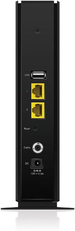 NETGEAR home internet hardware setup showcasing the WPS button and status indicator lights close up