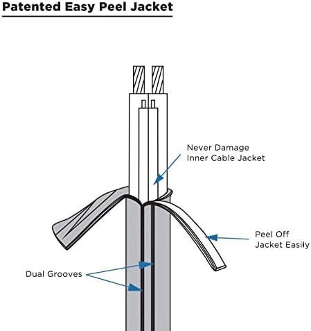 Recoil speaker cable showing remote turn-on lead