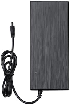 AIYIMA Gallium Nitride 480W switching power supply displaying the 5.5mm by 2.5mm direct current output jack.