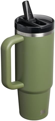 Stanley 30 Ounce Quencher base design demonstrating car cup holder compatibility for travel