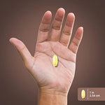 High quality plant source fatty acid softgels dietary supplement close up
