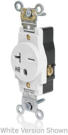 Leviton 20 Amp industrial socket mounting strap and screws