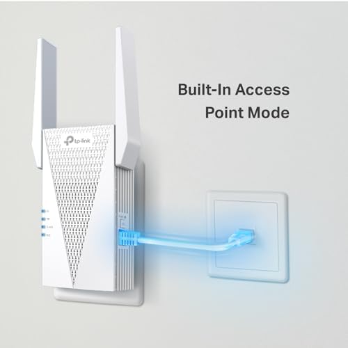 Smartphone app setup interface for TP-Link range extender