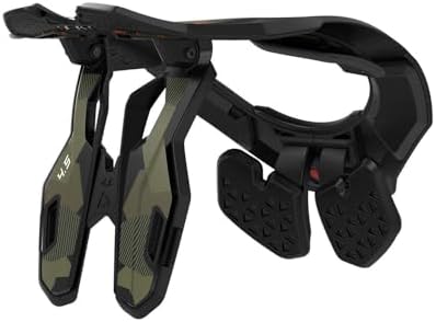 Authentic Leatt 4.5 crash protection gear fully assembled on a flat surface