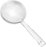 Side profile of the green plastic prospecting pan with belt hole