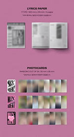 Stray Kids seventh mini album merchandise showing the mini poster and decorative face sticker elements