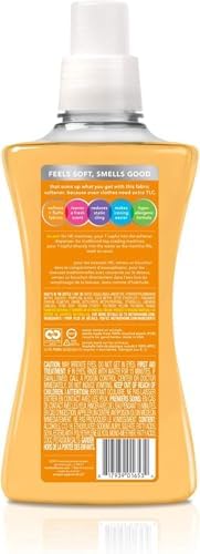 Plant-based liquid fabric softener in Ginger Mango scent for 45 loads