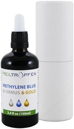 Heiltropfen Methylene Blue And Ormus And Gold liquid texture