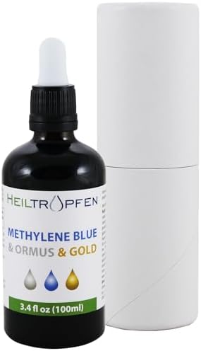 Heiltropfen Methylene Blue And Ormus And Gold liquid texture