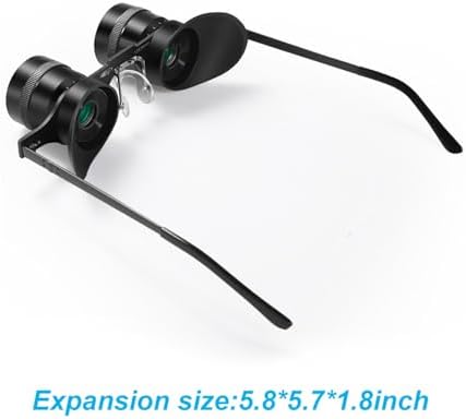 High definition opera glasses for adults showing the durable glare reducing green film optics.