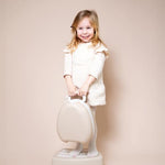 Interior view showing the splashguard of the My Carry Potty