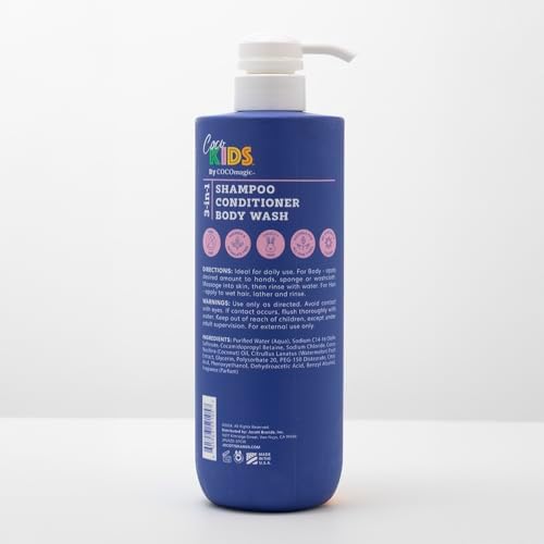 Cocomagic Watermelon 3-in-1 Shampoo, Conditioner & Body Wash – Gentle for Daily Use | Nourishing, and Refreshing for Hair & Skin, Paraben-Free, Dyes-Free, Tear-Free | Made in USA, 24 Fl Oz - Image 3