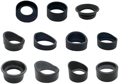 PASNMKvn professional monocular eyes guard cup side profile glare protection angled view