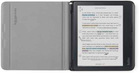 Kobo Libra Colour displaying a vibrant color comic page