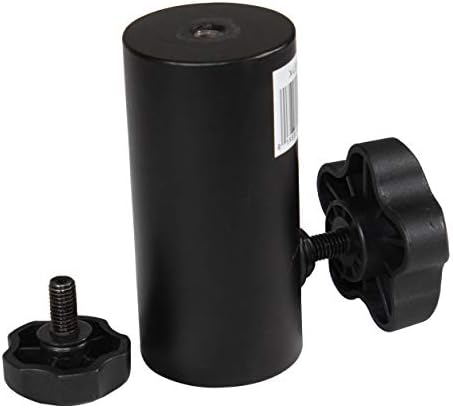 ProX X-LS64 compact speaker stand adapter showing the locking stud and pole set screw.