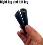 Detailed view of durable alloy steel construction of speaker legs