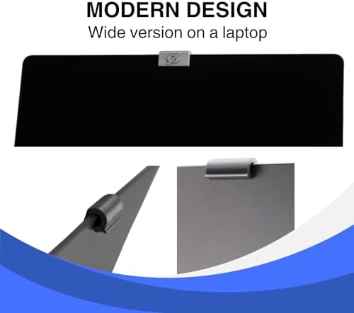 Gadget Ray non damaging camera slider protecting a sleek modern notebook.