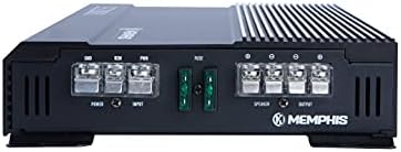 Memphis Audio Street Edge monoblock bass amplifier complete retail package including the remote bass control knob.