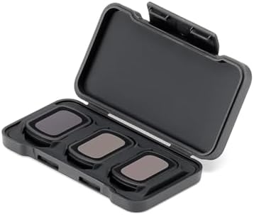 DJI Osmo Pocket 3 magnetic filter collection showing ND16 ND64 and ND256