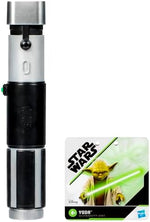 Star Wars Master Yoda lightsaber green blade extended