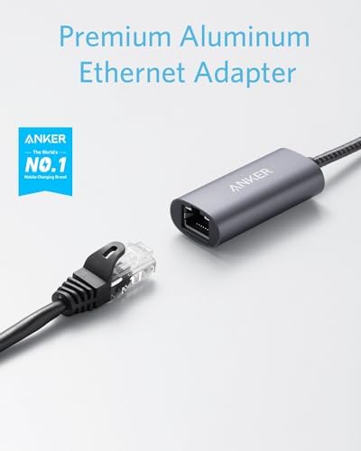 Anker network hub showing USB C connector