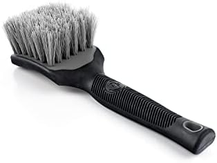 Detail Factory wheel and tire scrubber highlighting the stiff synthetic bristle texture.