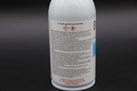 Detailed shot of the formulation label highlights highlighting the built-in stop leak protection for valves and O-rings.