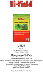 Hi-Yield Manganese Sulfate packaging details for plant nutrient application
