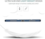 Side profile demonstration showcasing the ultra slim travel friendly design of ProCase