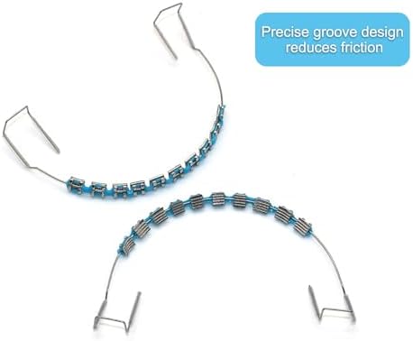 Complete components of the light blue Pluvyze temporary braces practicing tool kit