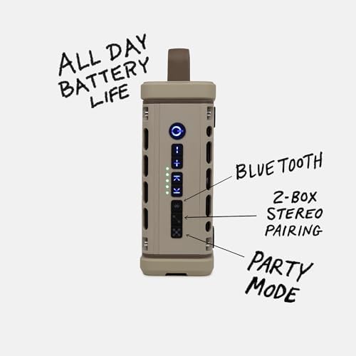 Turtlebox Ranger Bluetooth 5.4 connectivity and party mode feature