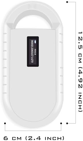 Smoostart Microchip Scanner, 1000 Records Increased Huge Data Storage Upload to PC, Scanning Distance and Speed Increase, Only Compatible with FDX-B/EMID (15/10) Digits Microchips - Image 7