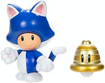 Super Mario Cat Toad toy packaging with included Super Bell power up accessory