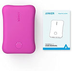 Anker kids portable power bank retail box contents highlighting the pink charger shell