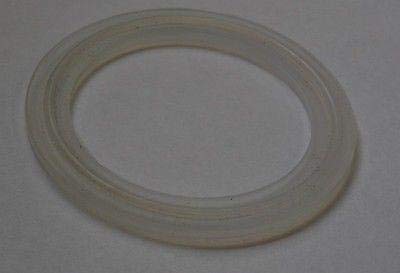 Emerald Gold 10 Inch Silicone Tri Clamp Gasket front view sanitary seal