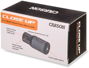 Side profile of Carson CloseUp monocular lens