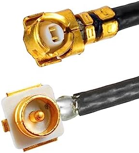 Detailed view of gold plated U.FL1 antenna connector