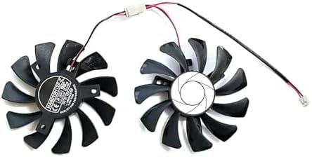 Authentic computer replacement fan kit showing the complete wiring setup for installation