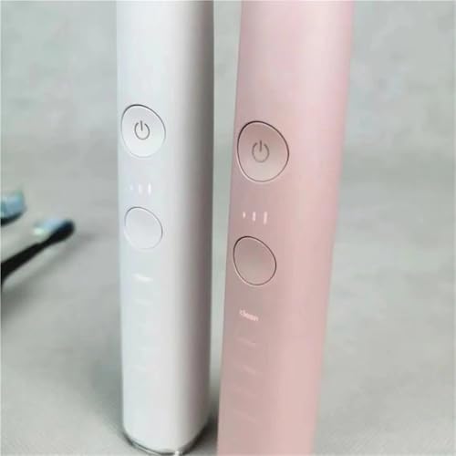 White premium toothbrush host handle showing sleek ergonomic design and attachment shaft