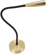 Hyuduo adjustable gooseneck reading light side profile