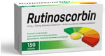 Authentic imported Rutinoscorbin health supplement package for vascular wellness support